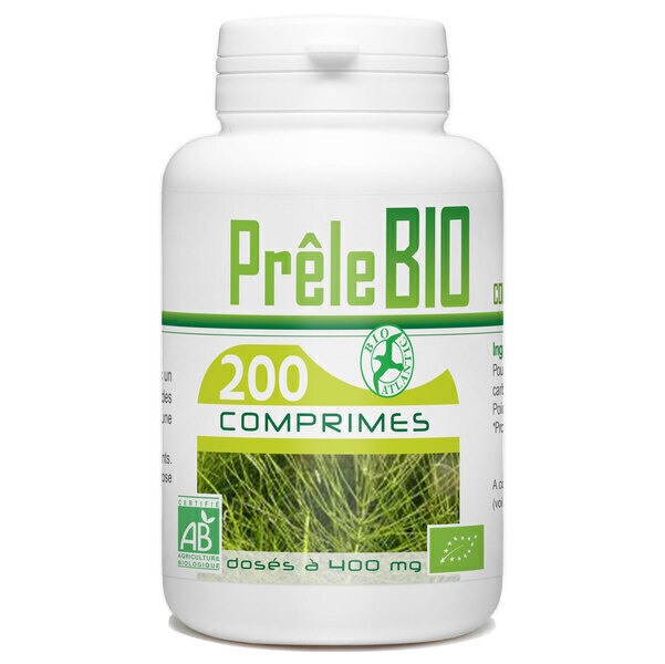 Bio Atlantic - Prêle Biologique - 400 mg - 200 comprimés