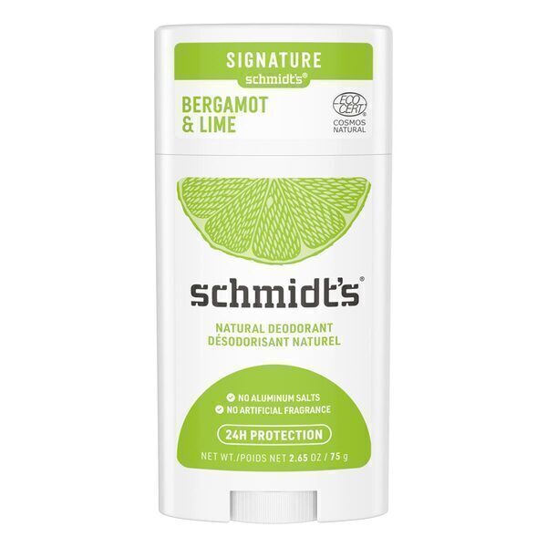 Schmidt's - Déodorant stick Bergamote et Citron vert 75g