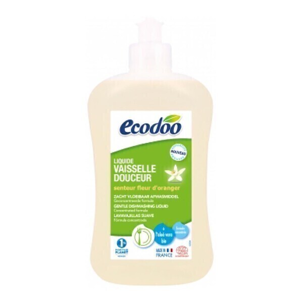 Ecodoo - Liquide vaisselle douceur fleur d'oranger 500ml Ecocert
