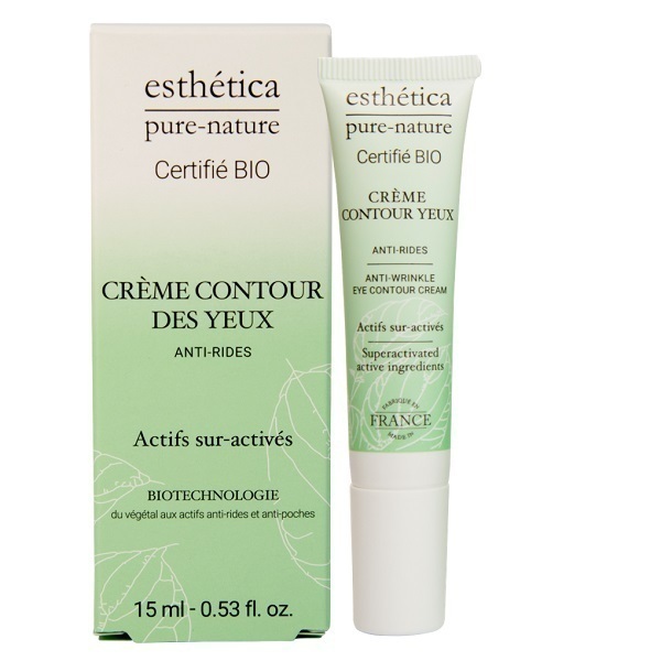 ESTHETICA PURE-NATURE - Crème Contour des yeux Anti-rides 15 ml