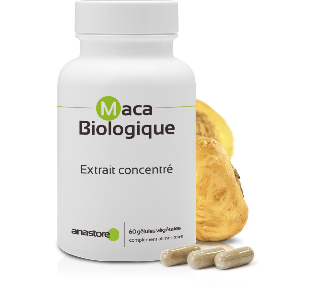 Anastore - Maca Bio * 500 mg / 60 gélules * Extrait concentré 4:1