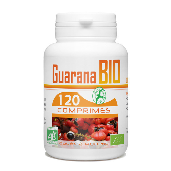 Bio Atlantic - Guarana Bio - 400 mg - 120 comprimés