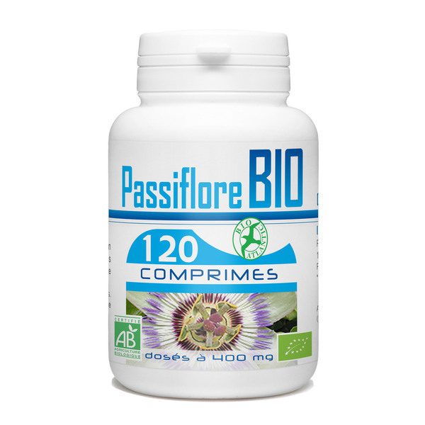 Bio Atlantic - Passiflore Biologique - 400 mg - 120 comprimés