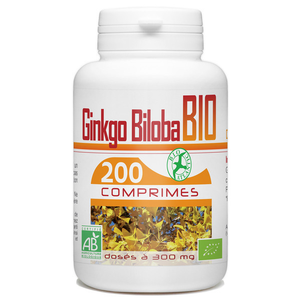 Bio Atlantic - Ginkgo Biloba Bio - 300 mg - 120 comprimés