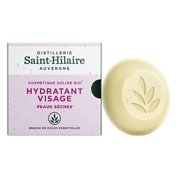 Distillerie Saint-Hilaire - Hydratant visage peaux sèches solide 30g