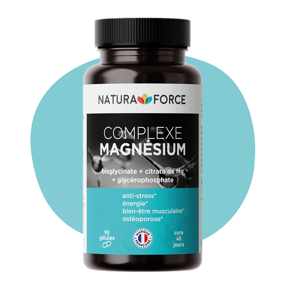 Natura Force - Magnésium naturel - 90 gélules