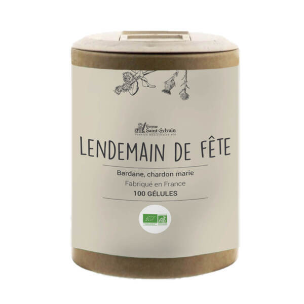 La Ferme Saint Sylvain - Lendemain de fête - 100 gélules - Made in France