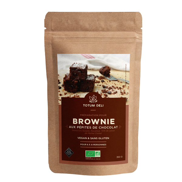 Totum Deli - Préparation pour brownie aux pépites de chocolat - 350g