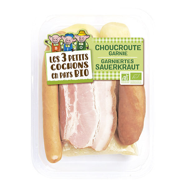 Les 3 Petits Cochons - Choucroute garnie d'Alsace 345g