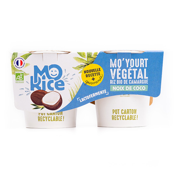 Mo'Rice - Moyourt noix de coco 2x125g