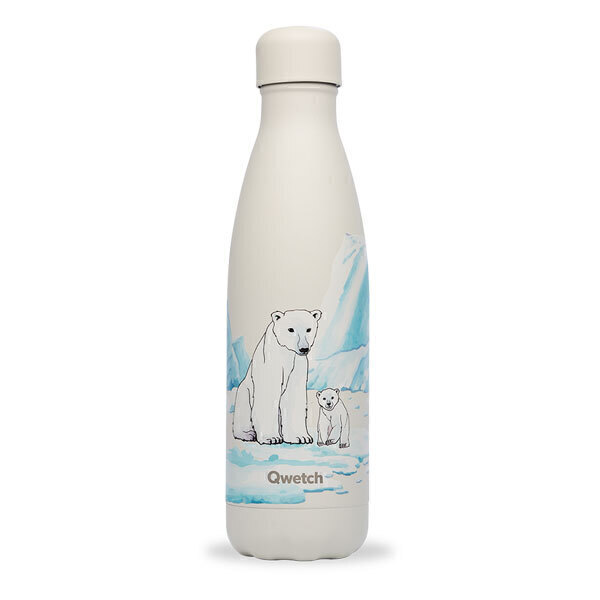Qwetch - Bouteille isotherme Banquise ours polaire 50cl