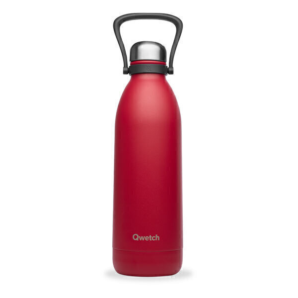 Qwetch - Bouteille isotherme Titan Rouge Framboise 1,5L