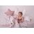 Drap housse bébé en coton FLORA CORAIL Multicolore