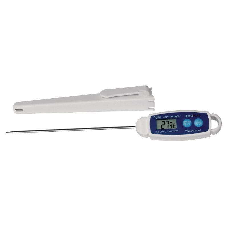 Hygiplas - Thermomètre Numérique Résistant à l'Eau Sonde Inox - Hygiplas