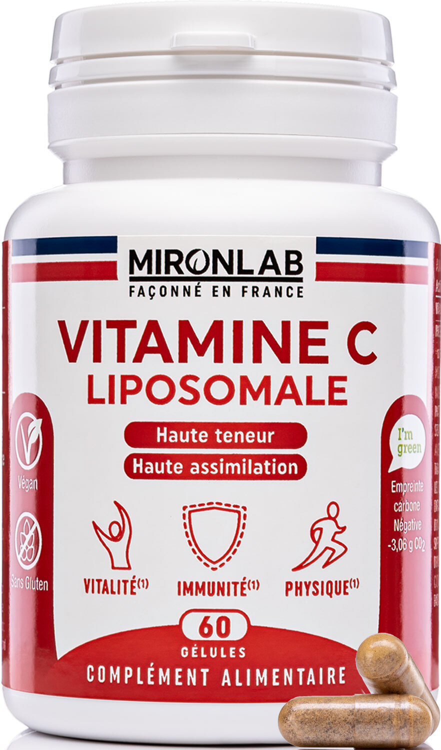 MironLab - Vitamine C Liposomale | Immunité et Vitalité