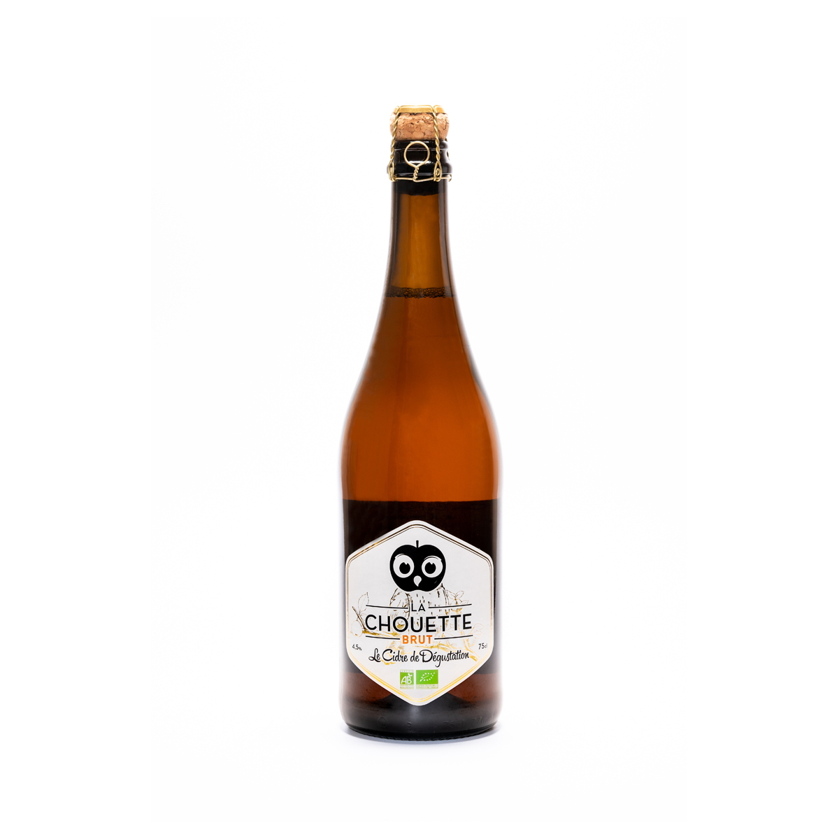 La Chouette - Cidre artisanal brut IGP Normandie 75cl