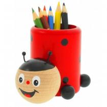 Aba factory - Ensemble pot et crayons de couleur en bois original