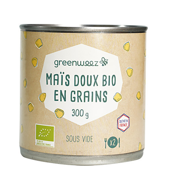 Greenweez - Lot de 3 maïs bio origine France 300g