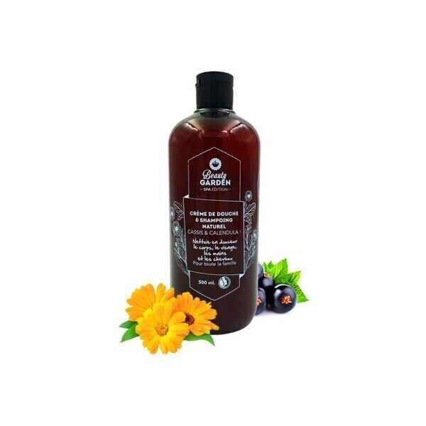 Beauty Garden - Crème douche shampoing cassis - 500 ml