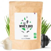 Nutripure - Whey Native BIO  80% de Protéines Native de Lait BIO  1 KG