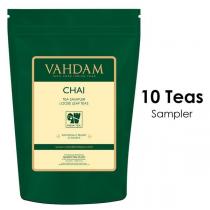 100% Natural - Chai Tea Sampler - 10 Teas