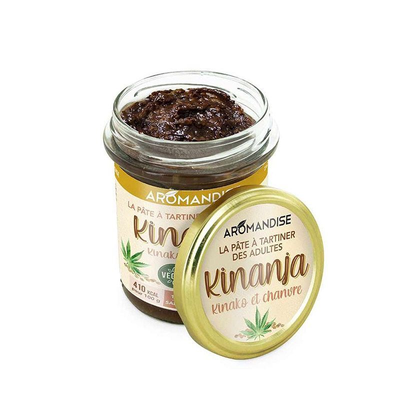 Aromandise - Pâte à tartiner Kinanja - Kinako et chanvre - 200 g