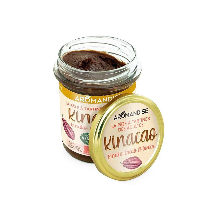Aromandise - Pâte à tartiner Kinacao - Kinako et cacao - 200 g