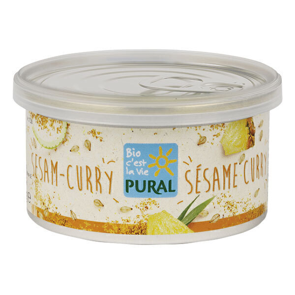 Pural - Paté végétal sésame et curry 125g