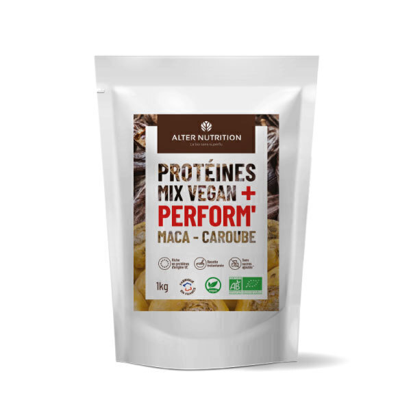 Alter Nutrition - Protéine + bio Perform MACA CAROUBE 1 kg