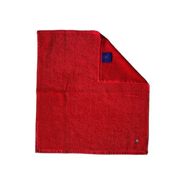 Le comptoir de la plage - Trio Essuie-mains cuisine uni rouge 50 x 50cm