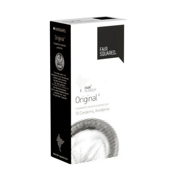 Fair Squared - Boite de 10 préservatifs en latex
