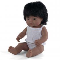 Miniland - Poupée bébé fille, 38 cm, Latino-américaine