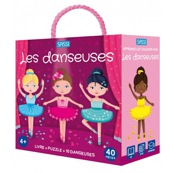 SASSI Junior - Puzzle & Livre - Q-box - Les danseuses