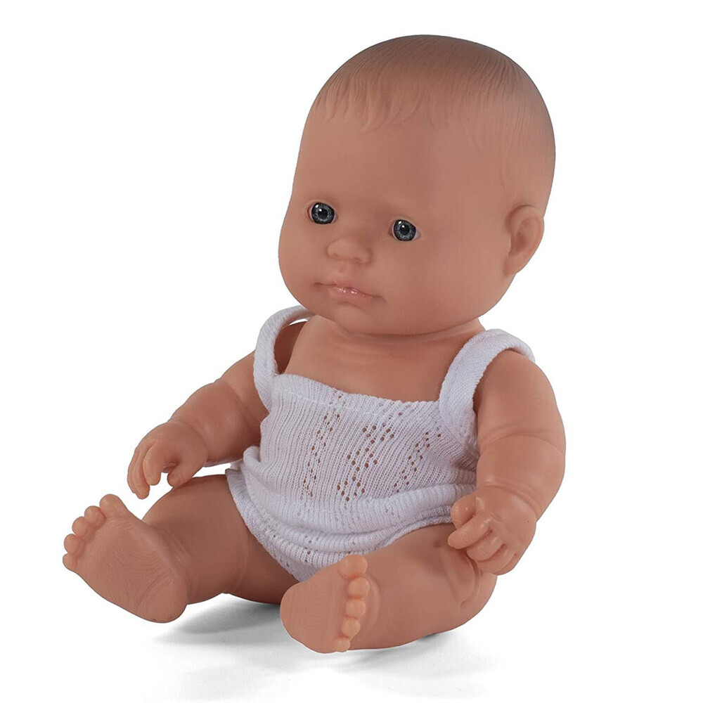 Miniland - Poupée bébé petite fille, 21cm, Européenne