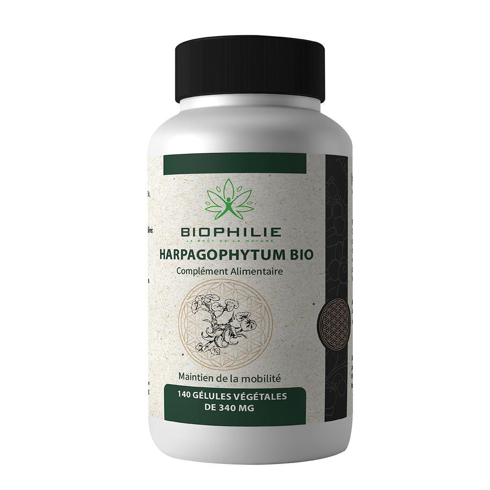 Biophilie - Harpagophytum Bio 140 gélules végétales de 340mg