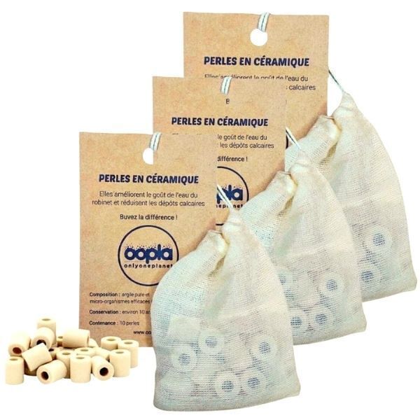 OOPLA - 30 perles de céramique EM