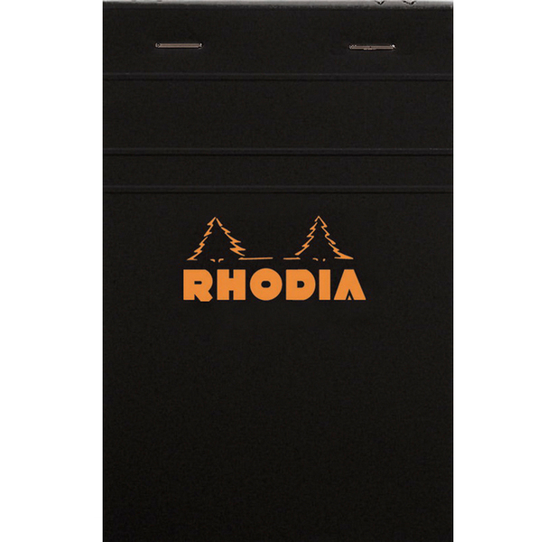 Rhodia - Bloc BLACK N°14 11x17cm 80F agrafées 80g Q.5x5