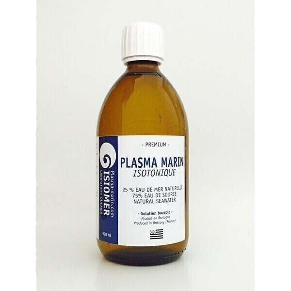 Isiomer - Plasma marin isotonique - 500 ml - Verre ambré