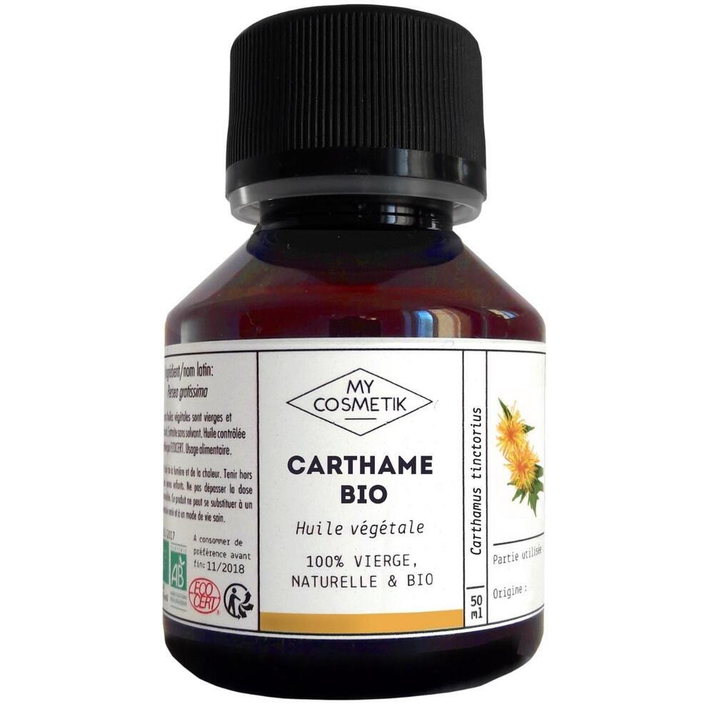 MyCosmetik - Huile végétale de Carthame BIO - 10 ml