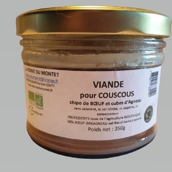 La Ferme du Montet - Boeuf chipo et Agneau pour couscous