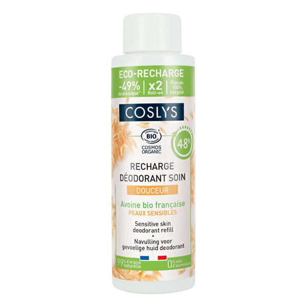 Coslys - Recharge Déodorant soin Douceur 100ml