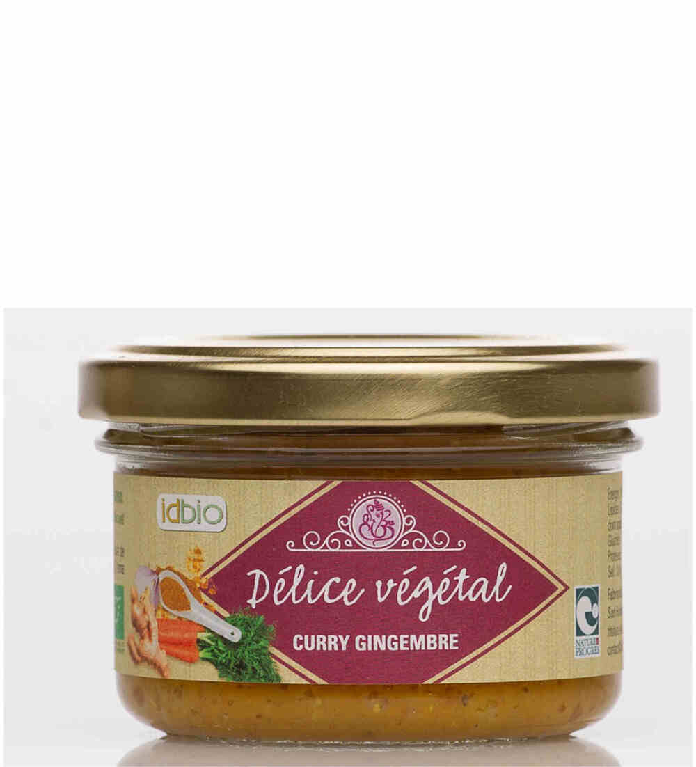 ID Bio - Délice Végétal Curry gingembre à 100g
