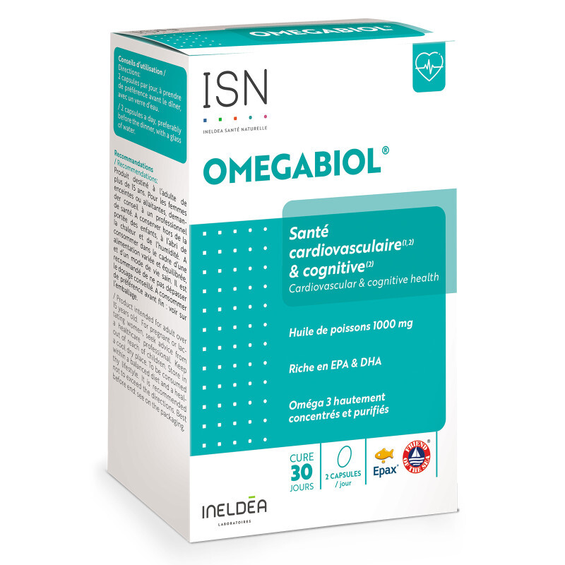 Ineldea Santé naturelle - INELDEA SANTÉ NATURELLE - Omegabiol - Equilibre cardiovasculaire