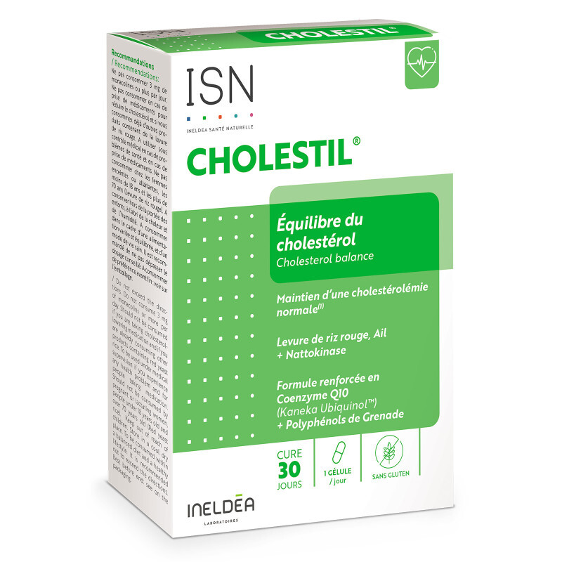 Ineldea Santé naturelle - Ineldea Santé Naturelle - Cholestil - Equilibre du cholestérol