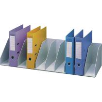 PAPERFLOW - Trieurs 10 cases fixes pour classeurs à levier standard gris