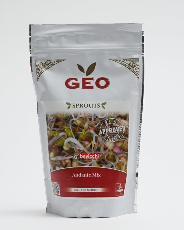 Géo - Graines Mix Andante (Haricot Mungo, Alfafa, Radis), 400g