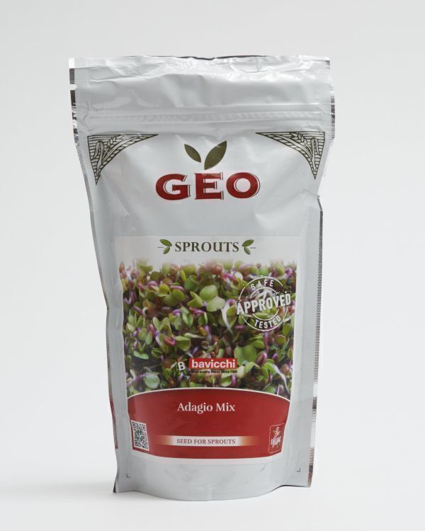 Géo - Graines Mix Adagio (Brocoli, Radis rose de Chine, Trèfle), 400g
