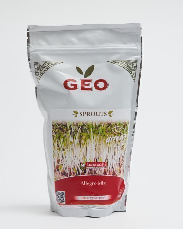 Géo - Graines Mix Allegro  (Poireau, Cresson Roquette, Alfafa), 5 kg