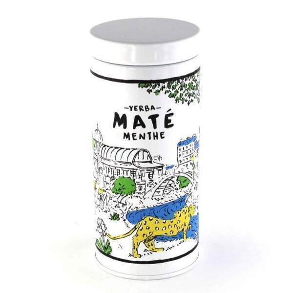 YVY - Maté Menthe Bio Premium - Boîte en fer blanc 100g