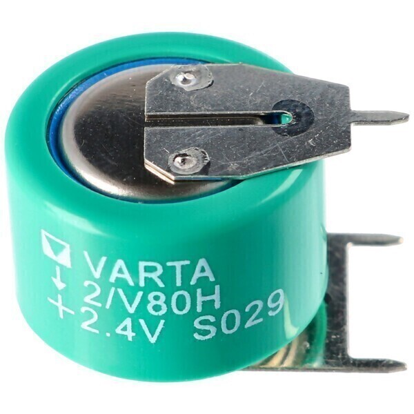 VARTA - Pile bouton rechargeable NiMH Varta 2 / V80H NiMH